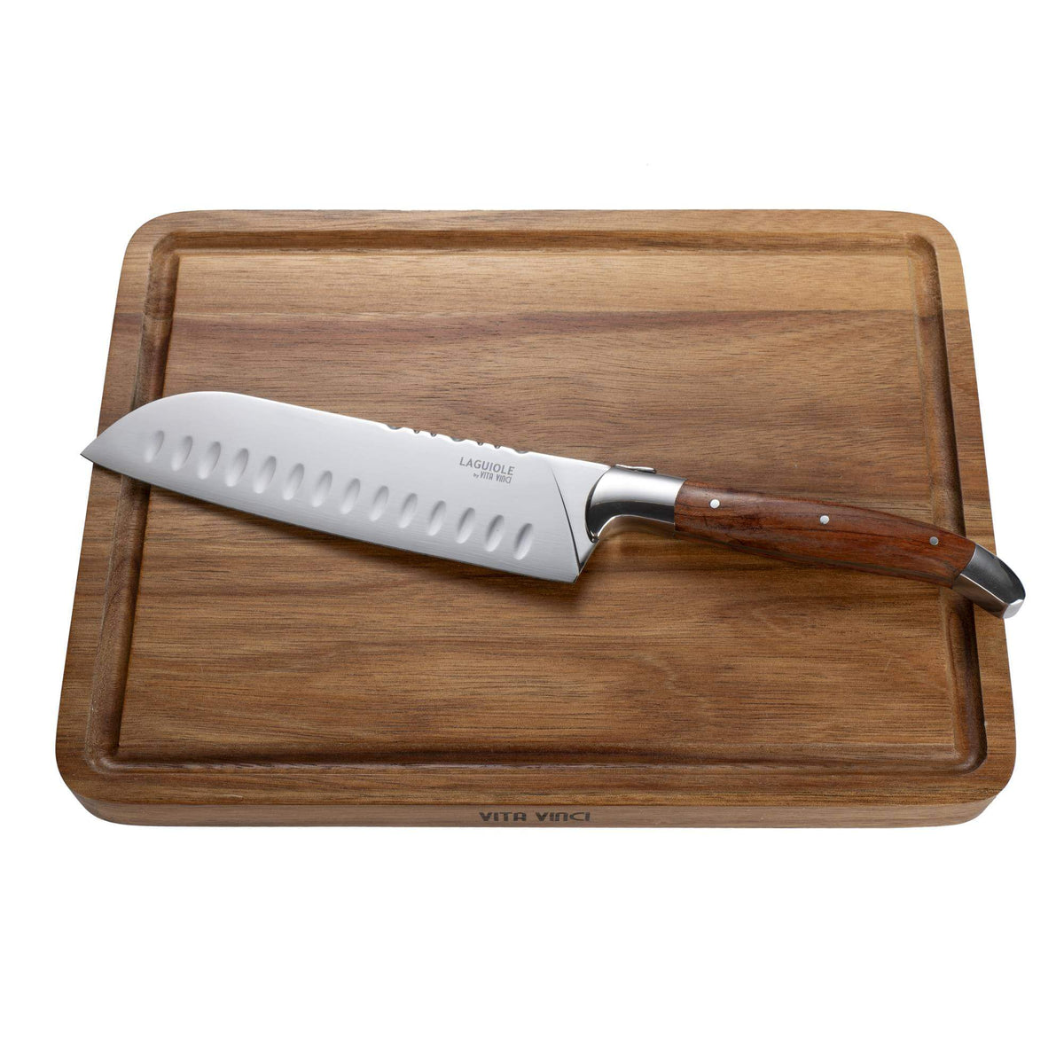 Prestigio Santokumes met Snijplank (2-delig) – Palissander