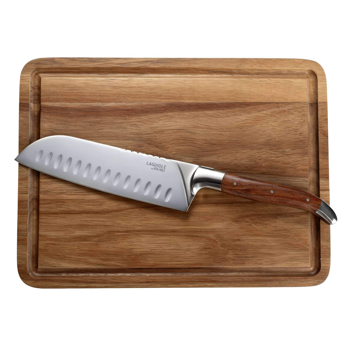 Vita Vinci Prestigio Santokumes met Snijplank (2-delig) - Palissander Hout