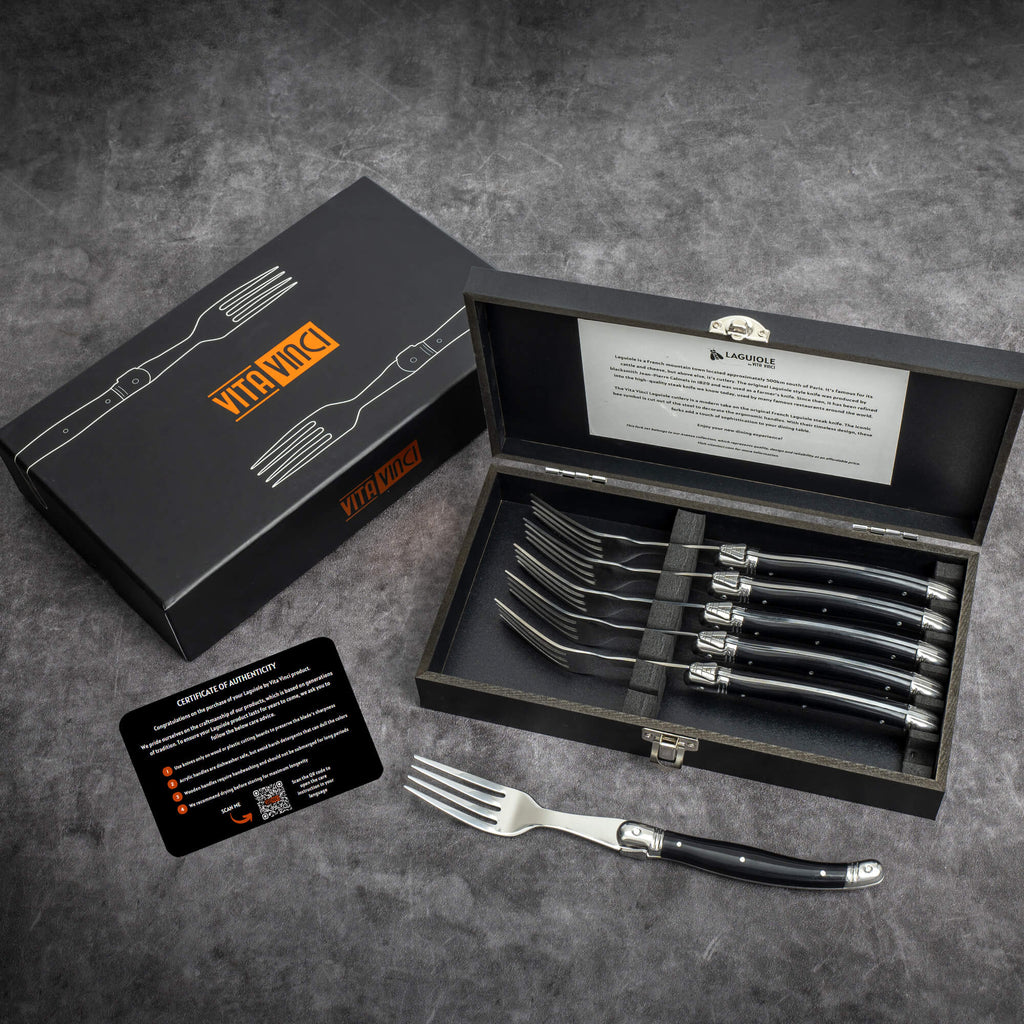 Vita Vinci Avanza Vorken Set (6-delig) - Parelmoer Wit