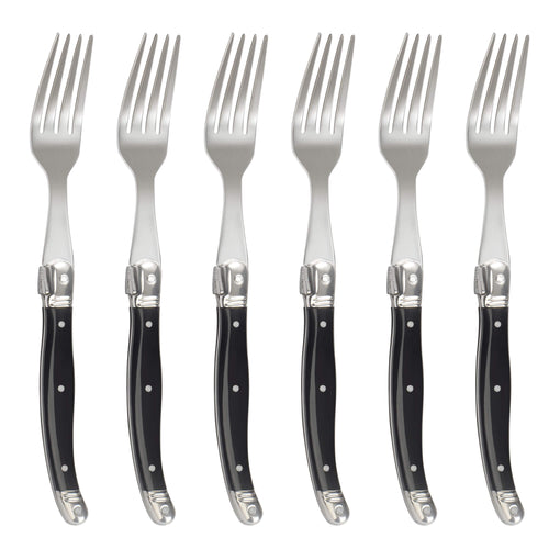 Avanza Steakvorken (6-delig) – Zwart