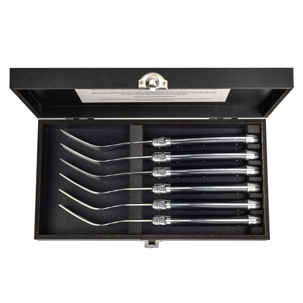 Vita Vinci Avanza Vorken Set (6-delig) - Parelmoer Wit