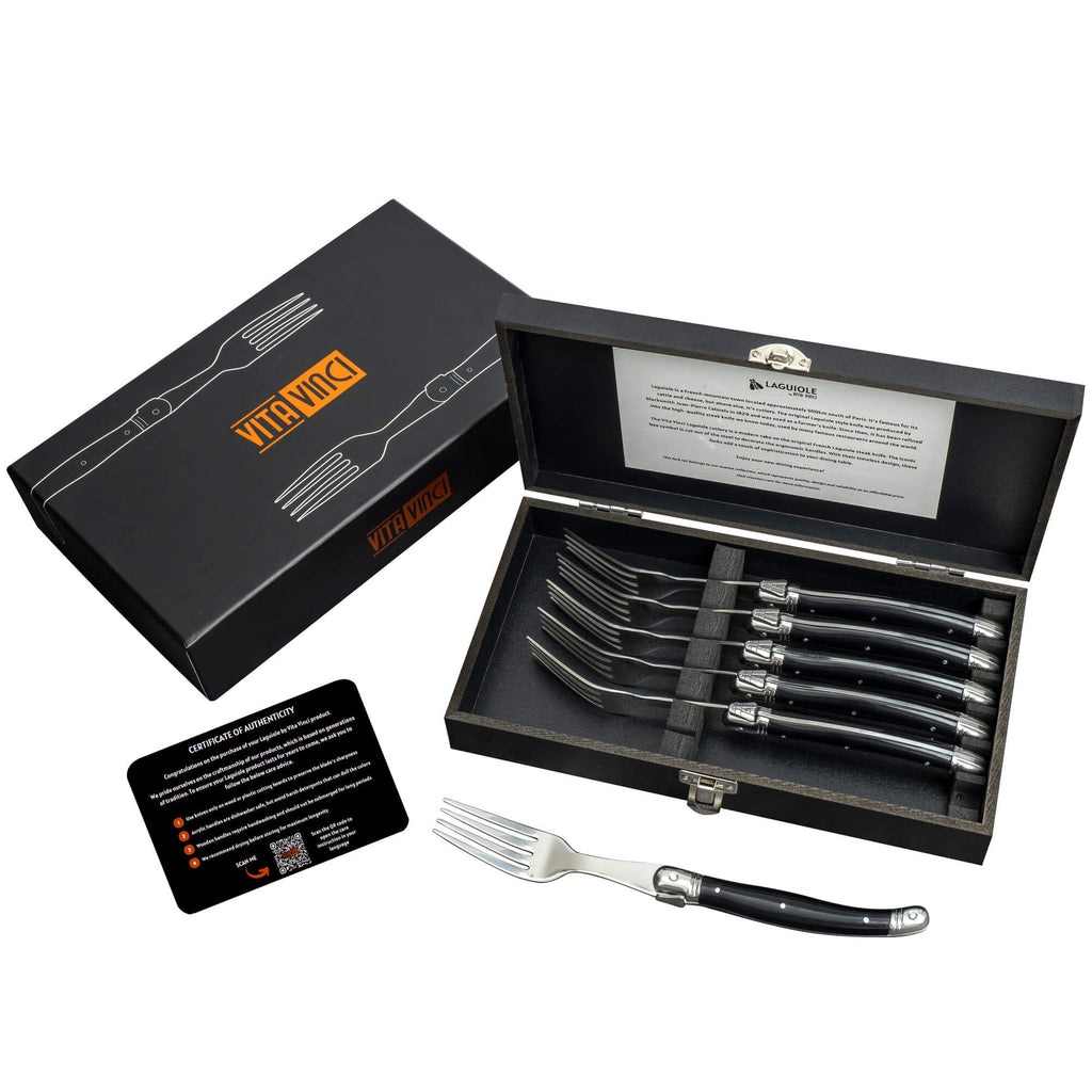Vita Vinci Avanza Vorken Set (6-delig) - Parelmoer Wit