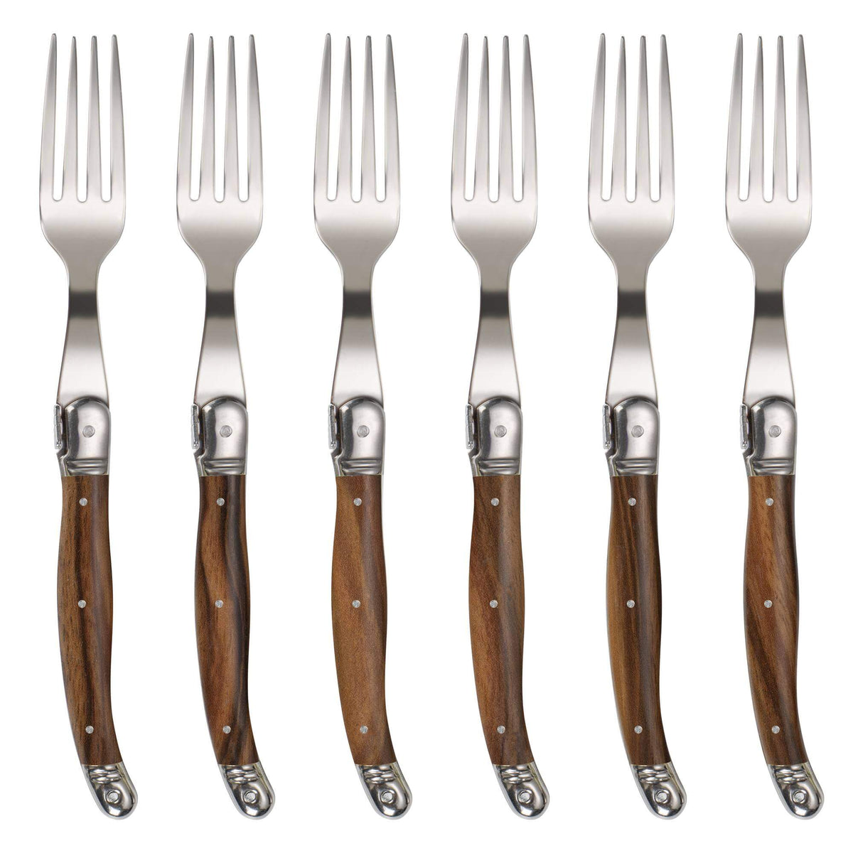 Vita Vinci Avanza Vorken Set (6-delig) - Donker Hout