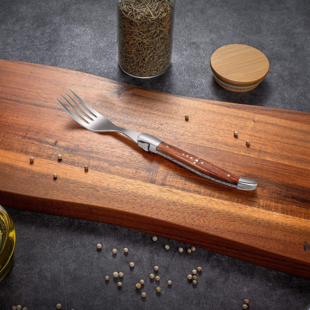 Prestigio Steakvorken (6-delig) – Palissander
