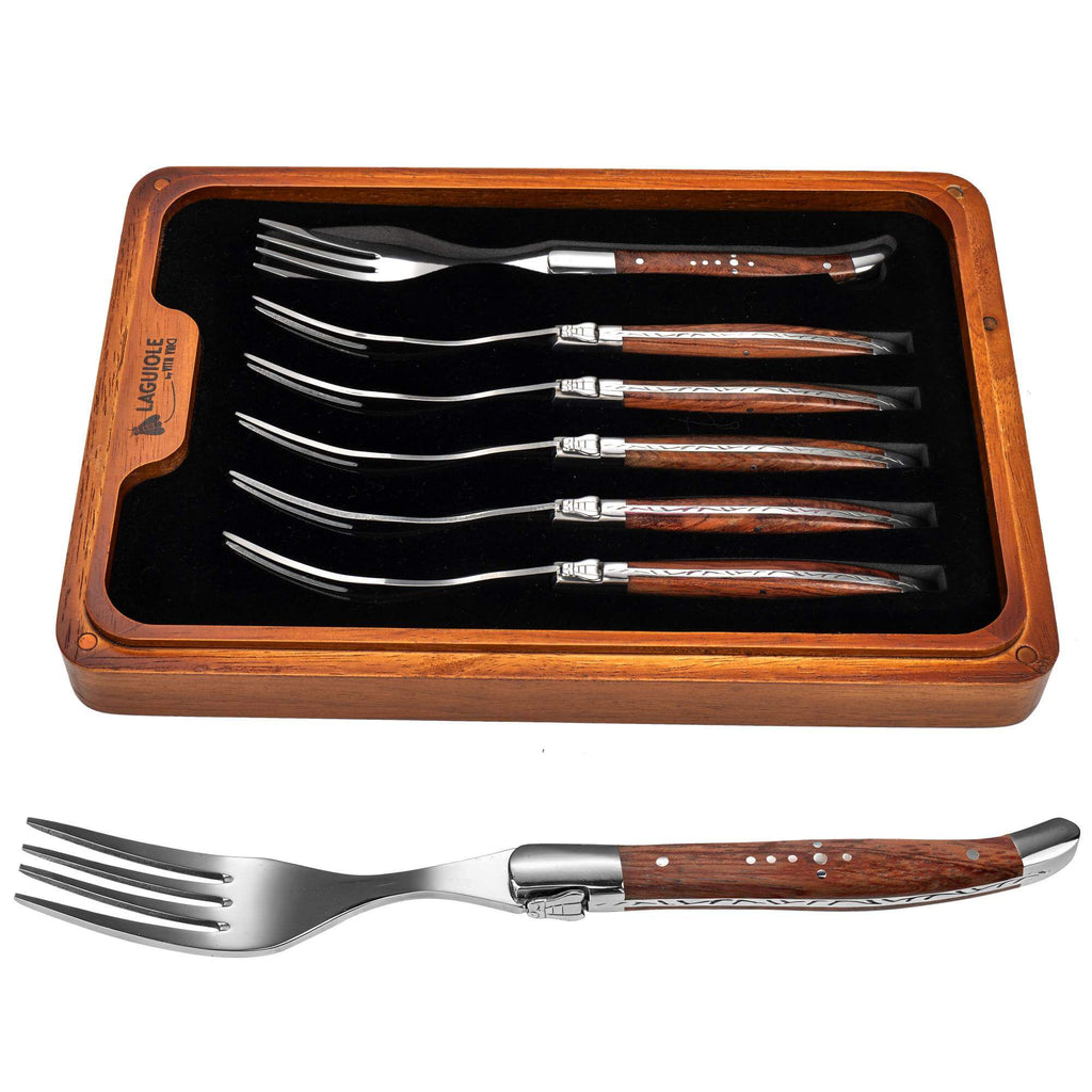 Prestigio Steakvorken (6-delig) – Palissander