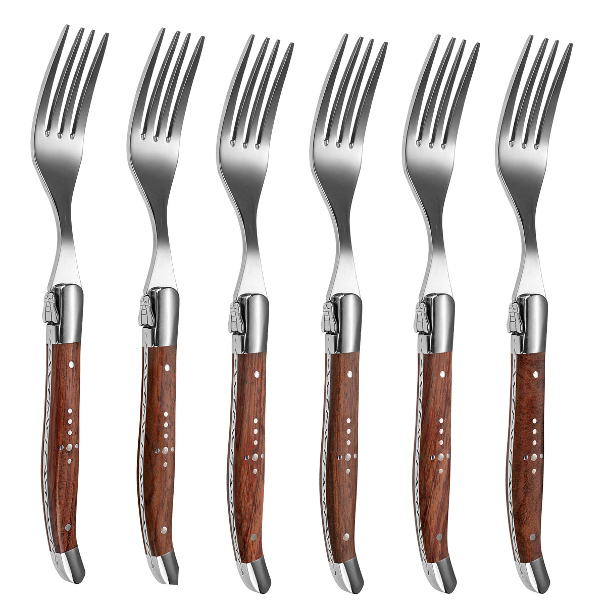 Prestigio Steakvorken (6-delig) – Palissander