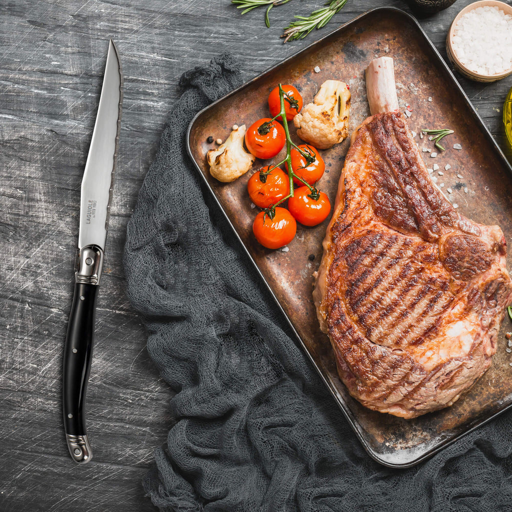 Vita Vinci Avanza Steakmessen Set (6-delig) - Zwart