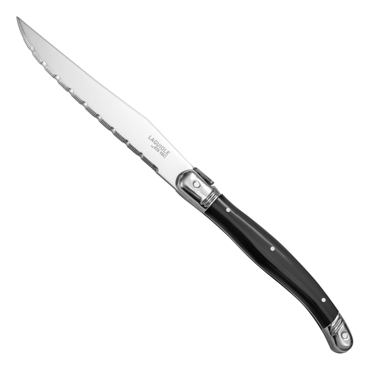 Vita Vinci Avanza Steakmessen Set (6-delig) - Zwart