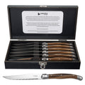 Vita Vinci Avanza Steakmessen Set (6-delig) - Donker Hout