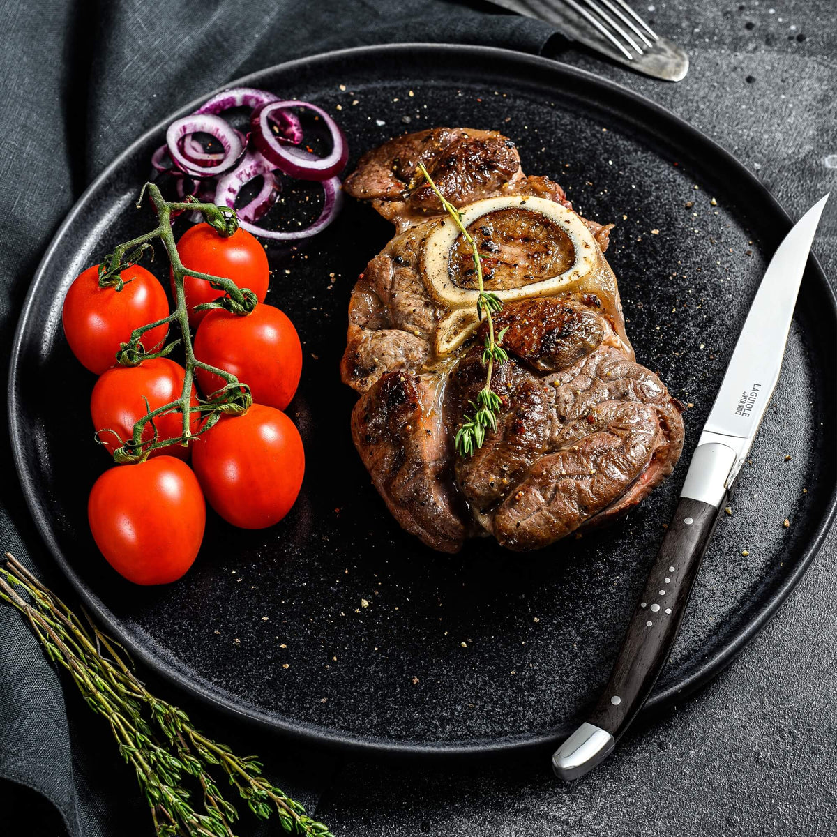 Vita Vinci Prestigio Steakmessen Set (6-delig) - Ebbenhout