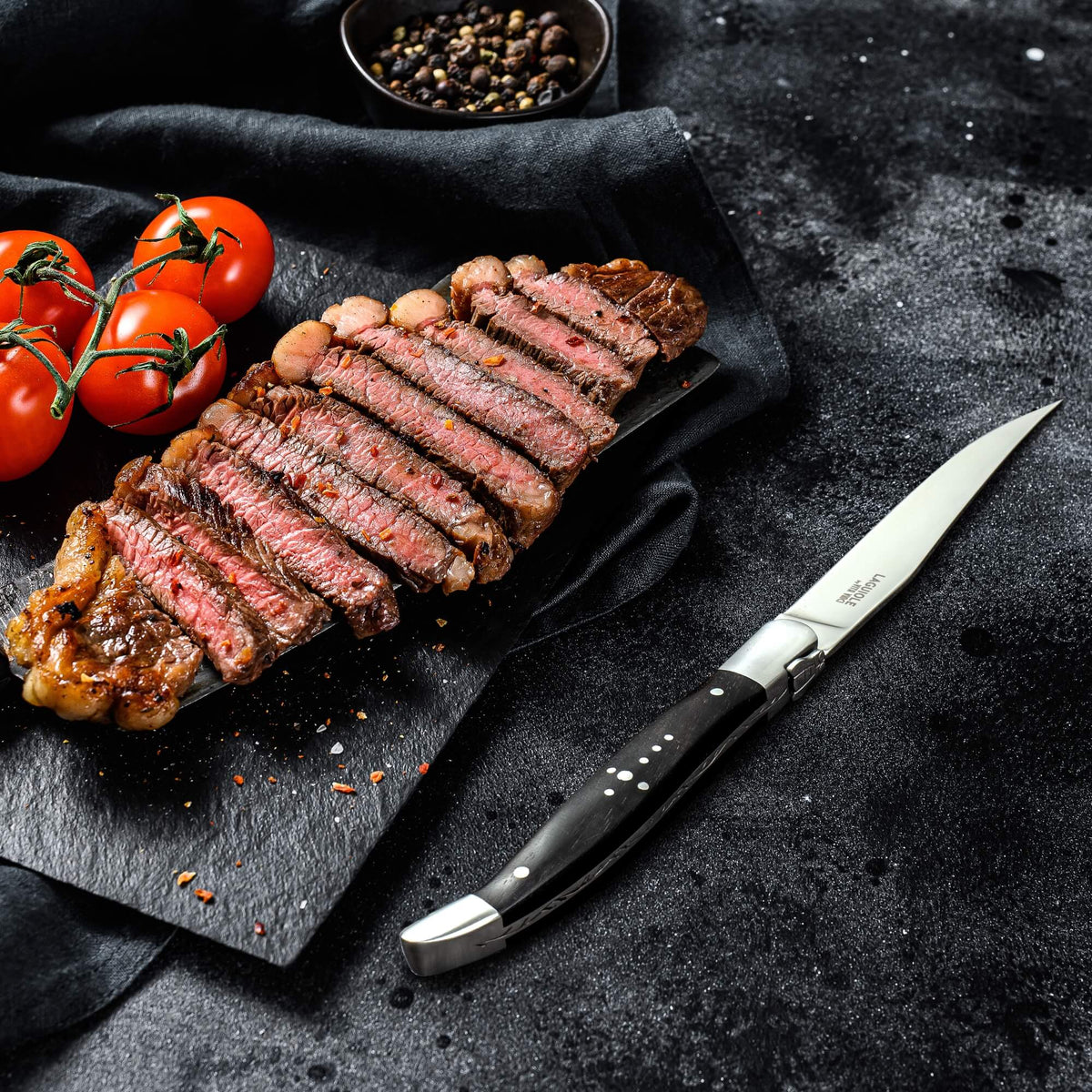 Prestigio Steakmessen (6-delig) – Ebbenhout