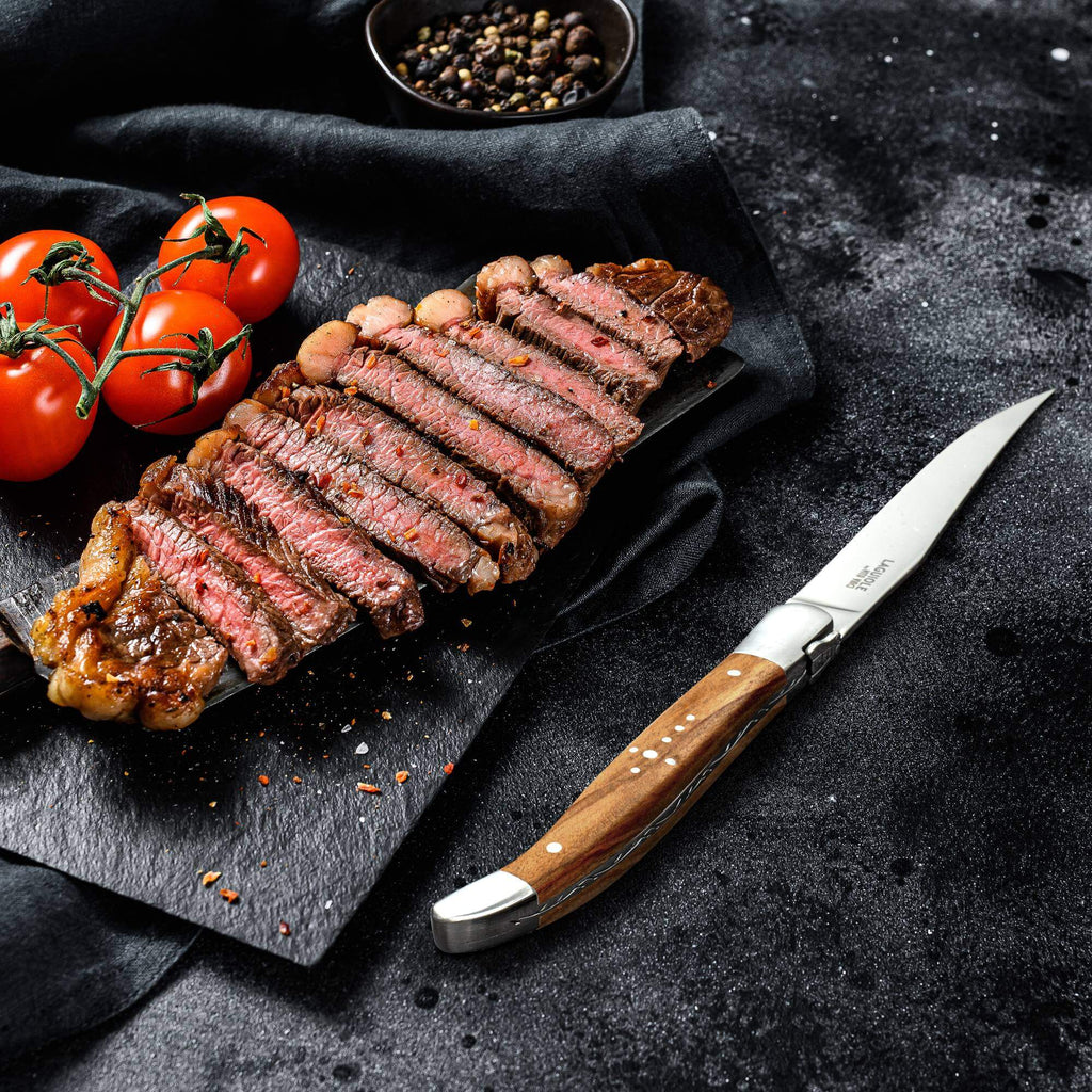 Vita Vinci Prestigio Steakmessen Set (6-delig) - Olijfhout