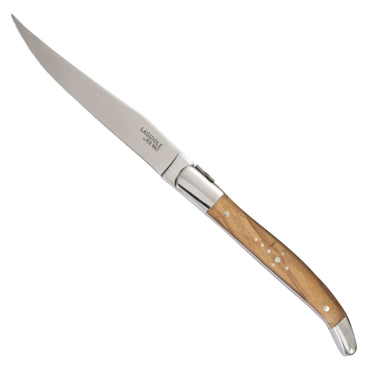 Vita Vinci Prestigio Steakmessen Set (6-delig) - Olijfhout