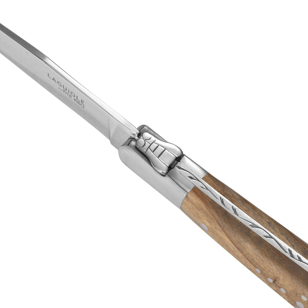 Vita Vinci Prestigio Steakmessen Set (6-delig) - Olijfhout