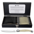 Vita Vinci Avanza Steakmessen Set (6-delig) - Parelmoer Wit