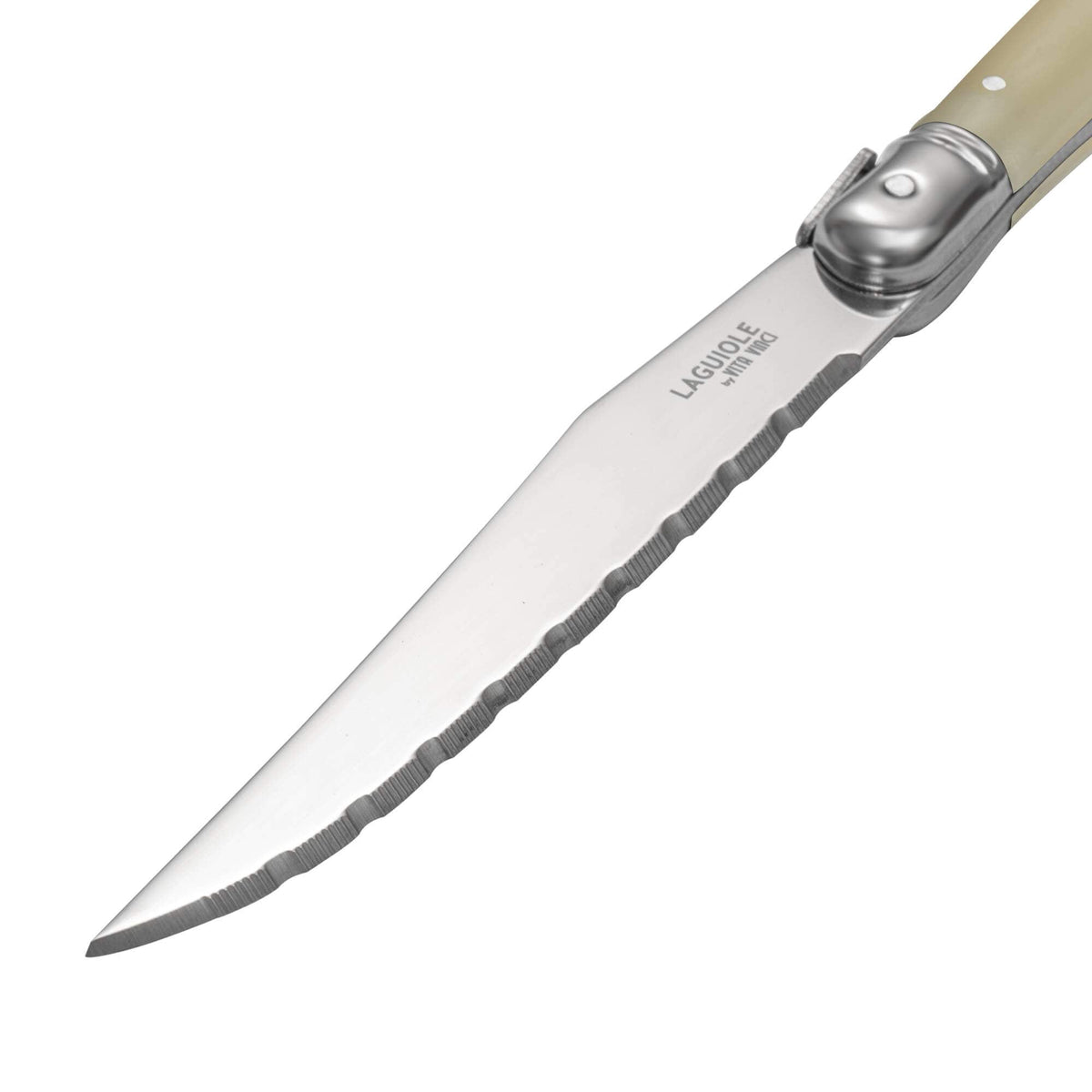 Vita Vinci Avanza Steakmessen Set (6-delig) - Parelmoer Wit