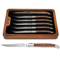 Vita Vinci Prestigio Steakmessen Set (6-delig) - Palissander Hout