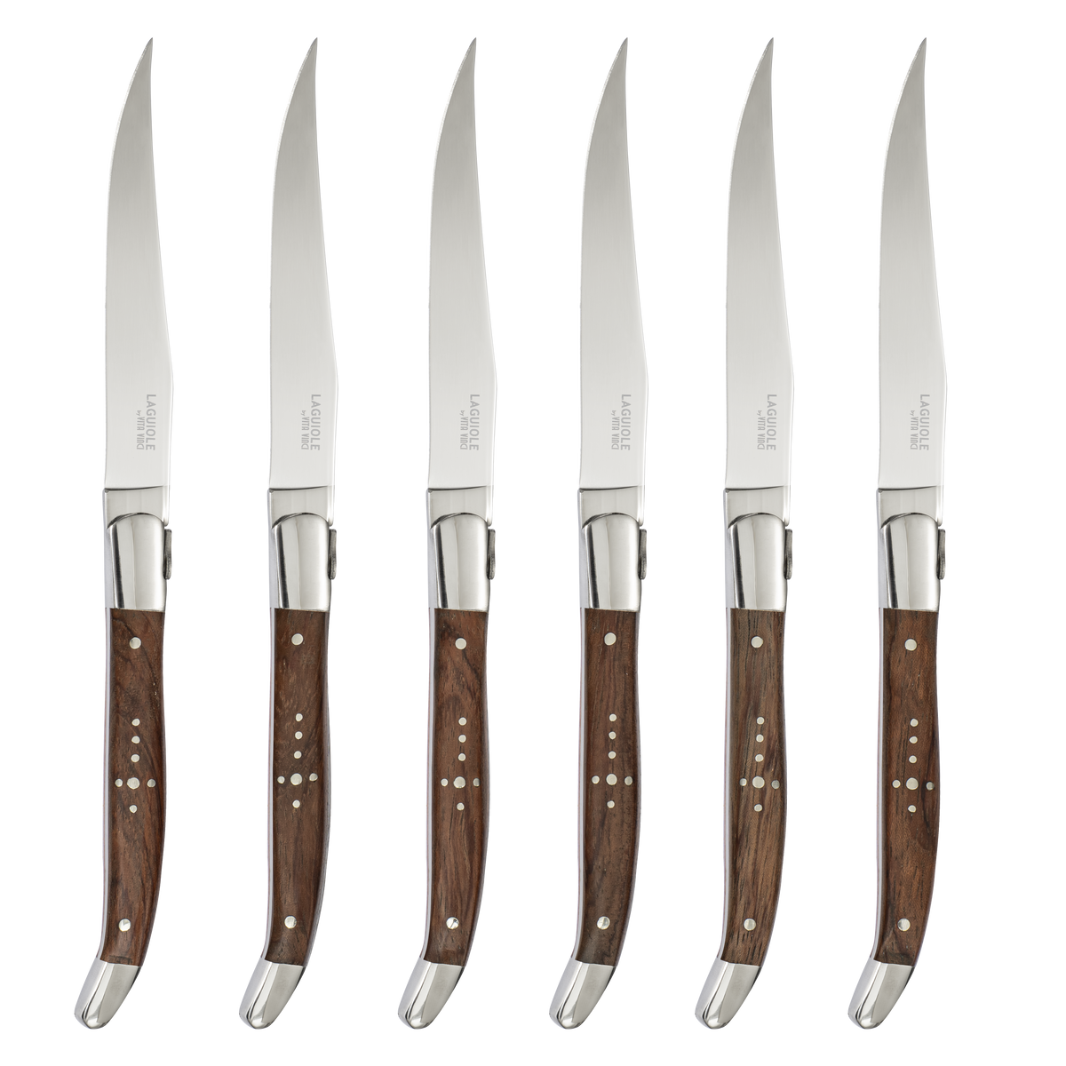 Prestigio Steakmessen (6-delig) – Palissander