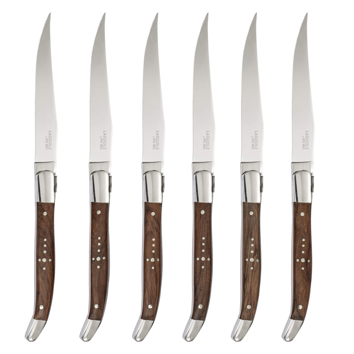 Prestigio Steakmessen (6-delig) – Palissander