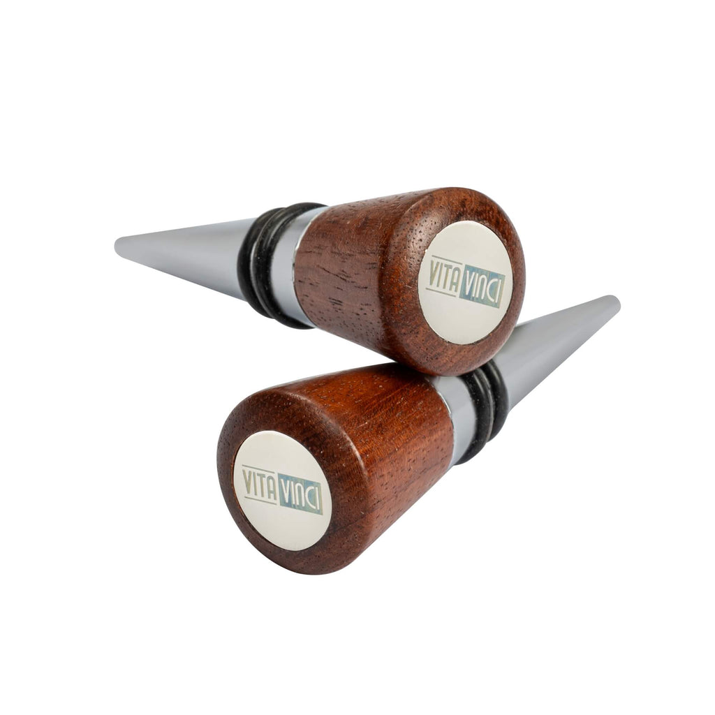 Vita Vinci Avanza Wijnset met Prestigio Kurkentrekker (6-delig) - Palissander Hout
