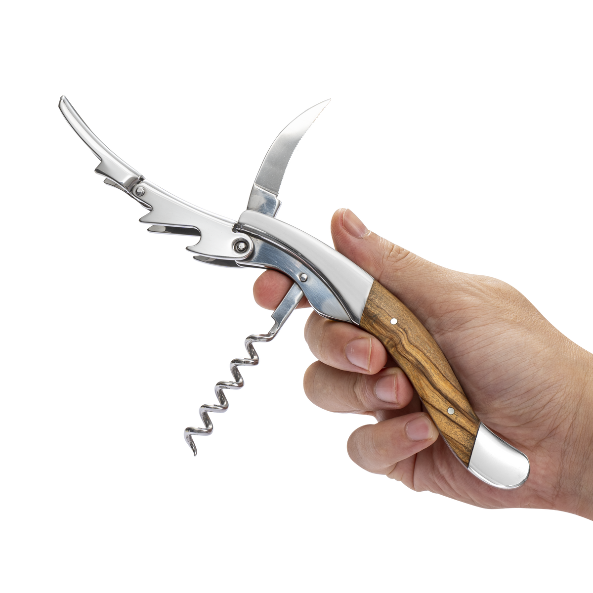 Prestigio Kurkentrekker XL – Olijfhout